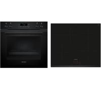 Siemens PQ212IAAB, iQ300 Kit de cuisinière encastrable composé de cuisinière HE271ABB4, 60 x 60 cm, auto-nettoyage à pyrolyse et cuisson automatique, EI631CFB1E, plaque à induction, zone de cocotte