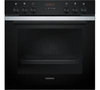 Siemens PQ212KA10 iQ300 Kit de cuisinière encastrable composé de cuisinière HE273ABS3, 60 x 60 cm, auto-nettoyage à pyrolyse, air chaud 3D, cuisson automatique, plaque de cuisson électrique EA64RGNA1E