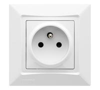 SIEMENS - Prise 2P+T Blanc - DELTA ONE