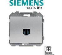 Prise Informatique RJ45 Alu Silver Delta IRIS