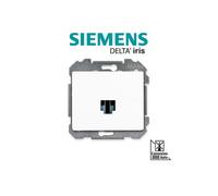 Siemens - prise informatique rj45 blanc delta iris