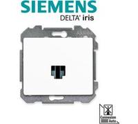 Siemens - prise informatique rj45 blanc delta iris blanc G