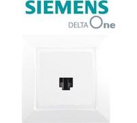 Siemens - prise rj45 blanc siemens delta one Blanc G
