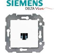 Siemens - prise rj45 blanc siemens delta viva blanc G