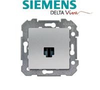 Siemens Prise RJ45 DELTA VIVA Argent