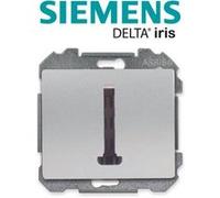 Siemens - prise téléphone aluminium delta iris aluminium G