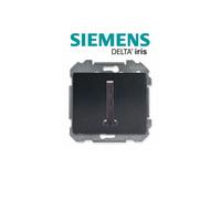 Siemens - prise téléphone anthracite delta iris