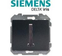 Interrupteur GENERIQUE Siemens - prise téléphone anthracite delta iris