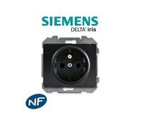 Siemens - prises 2p+t anthracite delta iris