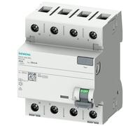 Siemens Interrupteur différentiel Type A 5SV33446KL / 5SV3344-6KL 4 pôles 40 A 30 mA 400 V