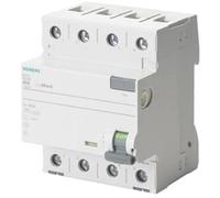 Siemens Sentron - Interrupteur différentiel type f 40 A 3 + neutre 30 mA 400 V 4 modules