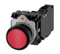 siemens Siemens Bouton-poussoir 3SU1100-0AB20-1FA0 22 mm rouge 1NO+1NC Quantité:1