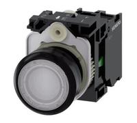 Siemens 3SU11020AB601BA0 3SU1102-0AB60-1BA0 Bouton-poussoir lumineux à rappel