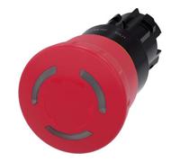 Siemens 3SU1001-1HB20-0AA0 Coup de poing d'arrêt d'urgence IP66, IP67, IP69/IP69K 1 pc(s)