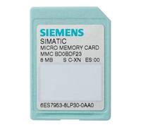 siemens Siemens Indus.Sector Carte mémoire M S7/300/C7 2-MBYTE 6ES7953-8LL31-0AA0 Quantité:1