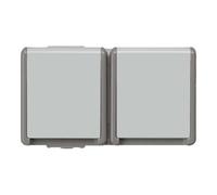 Siemens Gamme d'interrupteurs Prise 2P+T Delta gris 5UB4722 1 pc(s)