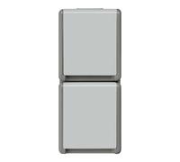siemens Siemens Indus.Sector Prise Schuko Delta Surface, gris foncé/gris clair 5UB4723 Quantité:1