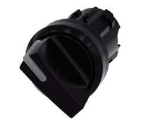 siemens Siemens Interrupteur à bouton rotatif 3SU1002-2BC10-0AA0 lumineux 22 mm rond plastique noir Quantité:1