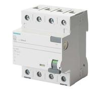 Siemens Interrupteur différentiel 5SV - Classe A - 4 pôles - 25 A - 30 mA - 70 mm