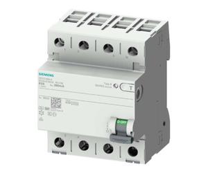 siemens Siemens Interrupteur différentiel numérique industriel Type B, 30mA, 40A 5SV3344-4 Quantité:1