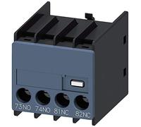 Siemens SIRIUS 3RH29111FA04 Bloc de contact auxiliaire, style CEI, 4NC, montage avant, pour utilisation avec 3RT2/3RH2 taille S00-S3, borne à vis