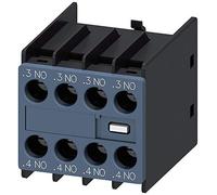 Siemens SIRIUS 3RH29111HA11 Bloc de contact auxiliaire, style CEI, 1NO+1NC, montage avant, pour utilisation avec 3RT2/3RH2 taille S00-S3, borne à vis
