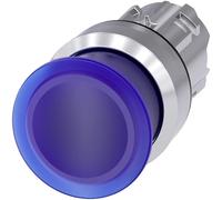Siemens Sirius ACT 3SU10 Tête de bouton poussoir Ø 22 mm Bleu Bouton rond Plastique IP66