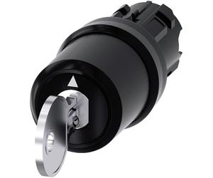 Siemens Sirius ACT 3SU10 Tête d'interrupteur à clé 22 mm 3 positions verrouillable IP 54