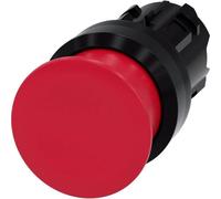 Siemens SIRIUS ACT Bouton-poussoir "coup de poing" élément frontal plastique, rouge, Bouton + interrupteur, Rouge