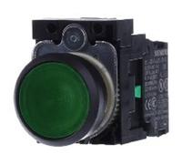 Siemens SIRIUS ACT Bouton-poussoir lumineux complet Plastique, vert (3SU1106-0AB40-1BA0)