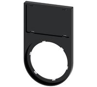 Siemens SIRIUS ACT Porte-Étiquette 17.5x27mm Noir - 3SU19000AS100AA0 [10 Pièces]