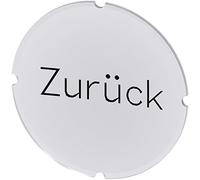 Siemens Sirius Atc - Plaquette intérieure lacteo lettre noire inscription zurueck