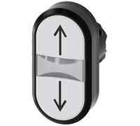 Bouton-poussoir à double touche Siemens 3SU1000-3AB66-0AN0 1 pc(s)