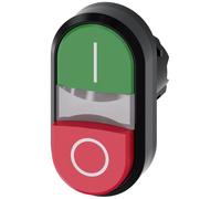 Siemens Sirius ATC - Poussoir double lumineux vert uni rouge ou bouton rasante saillie