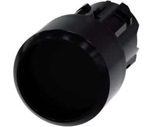 Siemens Sirius ATC - Poussoir Rond Noir Anneau avant saillie momentaneo