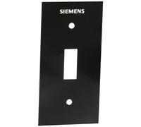 Siemens SMFFN10 Plaques signalétiques Classe MMS, sans lumière pilote, boîtier monté en surface NEMA 1, plaque encastrée gris
