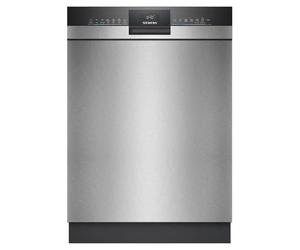 Siemens SN43ES04TE iQ300 Lave-vaisselle sous plan, 60 cm, panier à couverts, varioSpeed Plus, fonctionnement efficace et silencieux, séchage automatique, aquaStop, Home Connect, en acier brossé