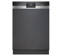 Siemens SN53ES22CE, iQ300, lave-vaisselle intelligent, partiellement intégré, 60 cm, fabriqué en Allemagne, tiroir à couverts, varioSpeed Plus, paniers flexibles, assistant de programme, intensiveZone