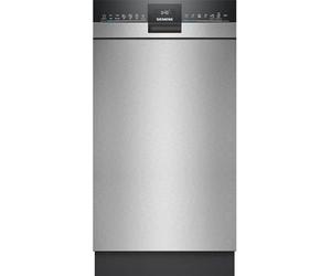 Siemens SR43ES25ME iQ300 Lave-vaisselle encastré 45 cm, particulièrement silencieux, varioSpeed Plus, système de panier varioFlex et variolade, autoOpen dry, aquaStop, Home Connect, acier brossé