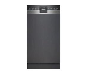 Siemens SR53HS74KE iQ300 Lave-vaisselle intelligent partiellement intégré, 45 cm, programme Eco 50 °C, varioSpeed Plus, panier supérieur réglable en hauteur, rack matique, sécurité enfant, éclairage