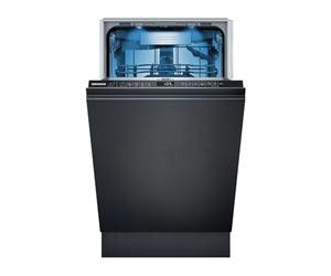 Siemens SR65YX08ME iQ500 Lave-vaisselle intelligent entièrement intégré, 45 cm de large, tiroir à couverts, zeolite, extra silencieux, aquaStop, ouverture automatique de la porte après programmation