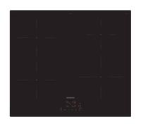 Siemens - Table de cuisson induction 60cm 4 feux 4600w noir EU611BEB5H