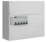 SIEMENS - Tableau 1 Rangée Pré-Équipé 1 Inter. Diff. 63A - 4 Disjoncteurs
