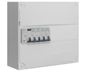 SIEMENS - Tableau 1 Rangée Pré-Équipé 1 Inter. Diff. 63A - 4 Disjoncteurs