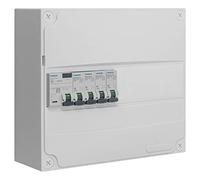 Tableau 1 rangée pré-équipé 1 inter. diff. 63A type A + 4 disjoncteurs