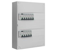 Siemens - Tableau 2 Rangées Pré-équipé 1 Inter. Diff. 63a + 1 Inter. Diff. 40a + 9 Disjoncteurs