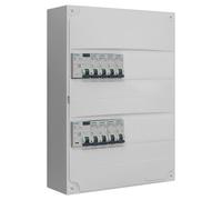 Siemens - Tableau 2 Rangées Pré-équipé 2 Inter. Diff. 40a + 8 Disjoncteurs