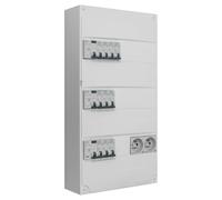 Siemens - Tableau 3 Rangées Pré-équipé 2 Inter. Diff. 40a + 1 Inter. Diff. 63a + 10 Disjoncteurs