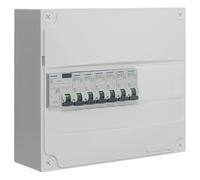 SIEMENS Tableau électrique pré-équipé 1 rangée 13 modules 6 disjoncteurs 1 interrupteur différentiel