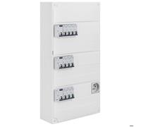 Siemens Tableau électrique pré-équipé 3 rangées 39 modules - 10 disjoncteurs, 3 interrupteurs diff., prise 2P+T